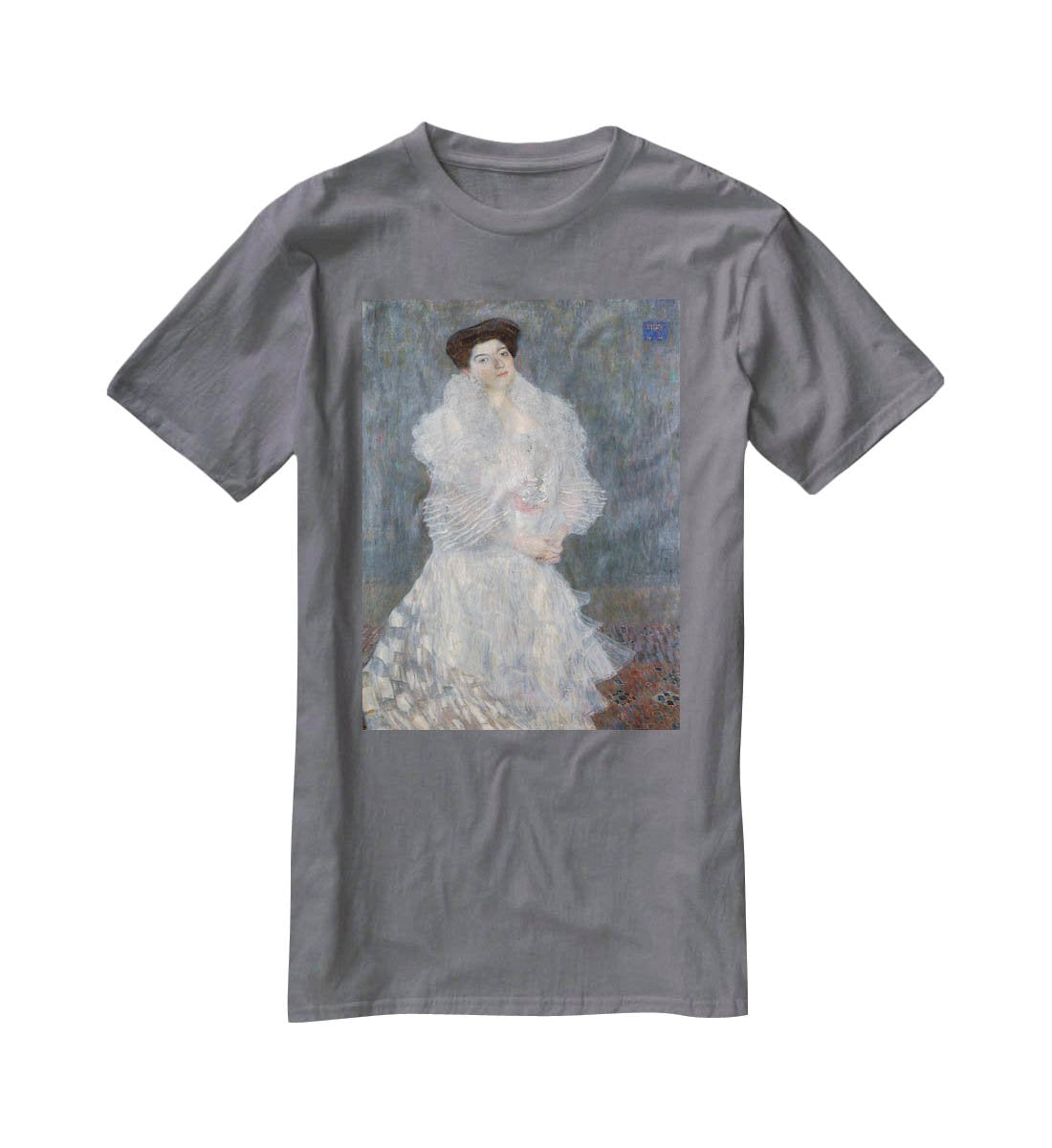Portrait of Hermine Gallia by Klimt T-Shirt - Canvas Art Rocks - 3