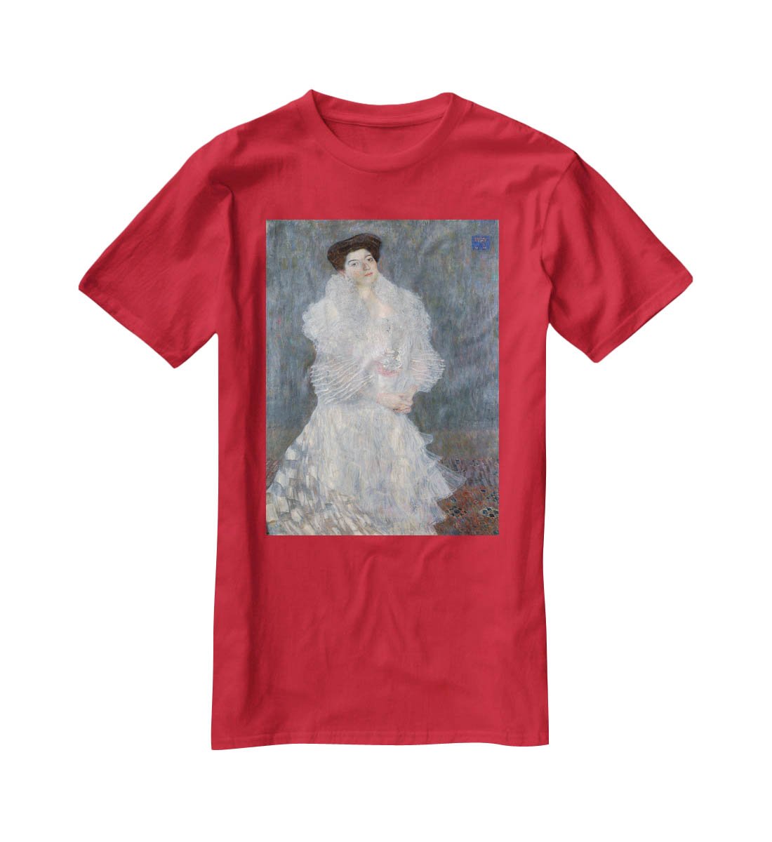 Portrait of Hermine Gallia by Klimt T-Shirt - Canvas Art Rocks - 4