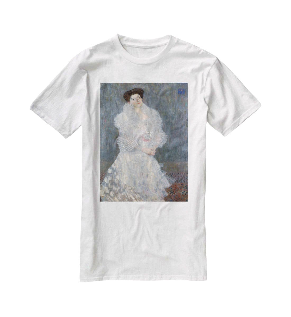 Portrait of Hermine Gallia by Klimt T-Shirt - Canvas Art Rocks - 5