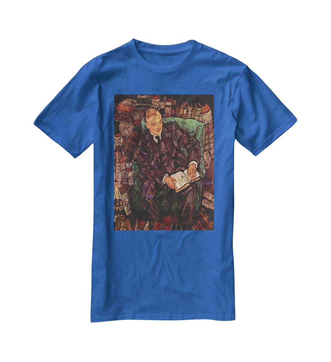 Portrait of Hugo Koller by Egon Schiele T-Shirt - Canvas Art Rocks - 2