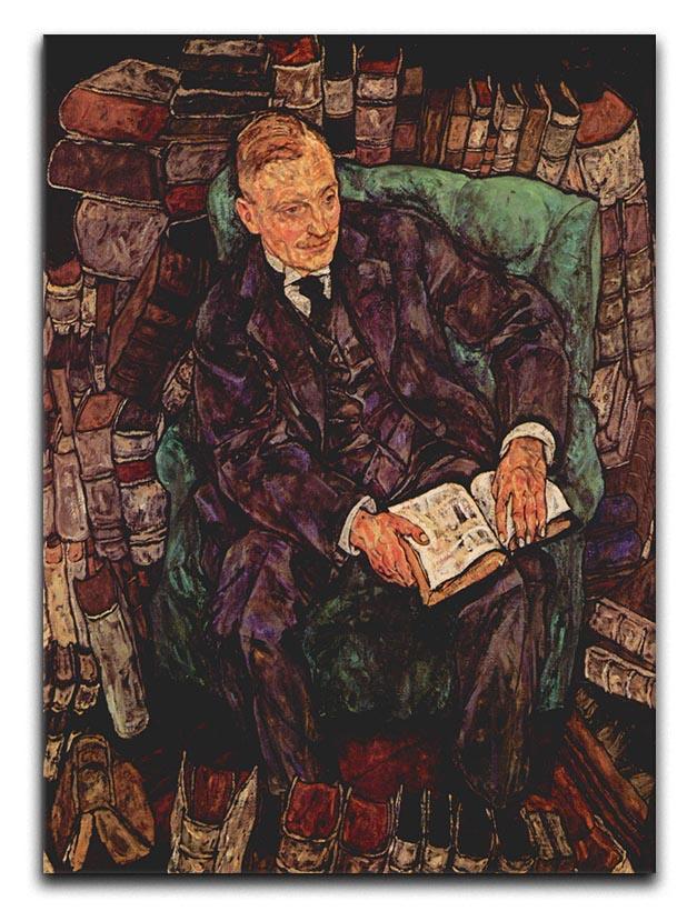 Portrait of Hugo Koller by Egon Schiele Canvas Print or Poster - Canvas Art Rocks - 1