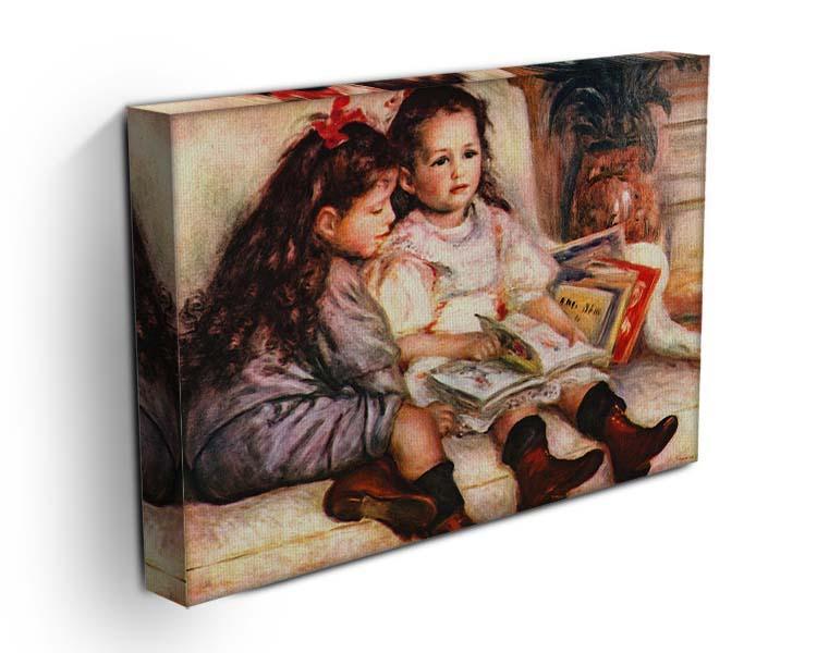 Portrait of Jean and Genevieve Caillebotte by Renoir Canvas Print or Poster - Canvas Art Rocks - 3