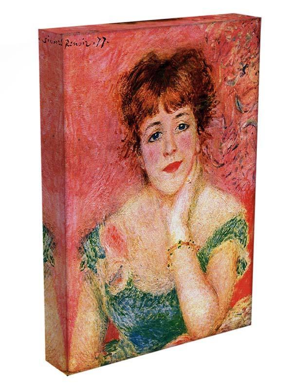 Portrait of Jeanne Samary by Renoir Canvas Print or Poster - Canvas Art Rocks - 3