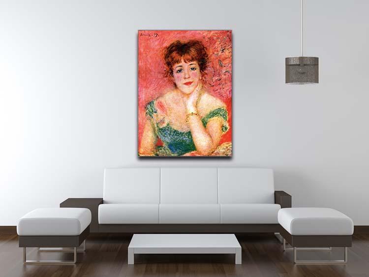 Portrait of Jeanne Samary by Renoir Canvas Print or Poster - Canvas Art Rocks - 4