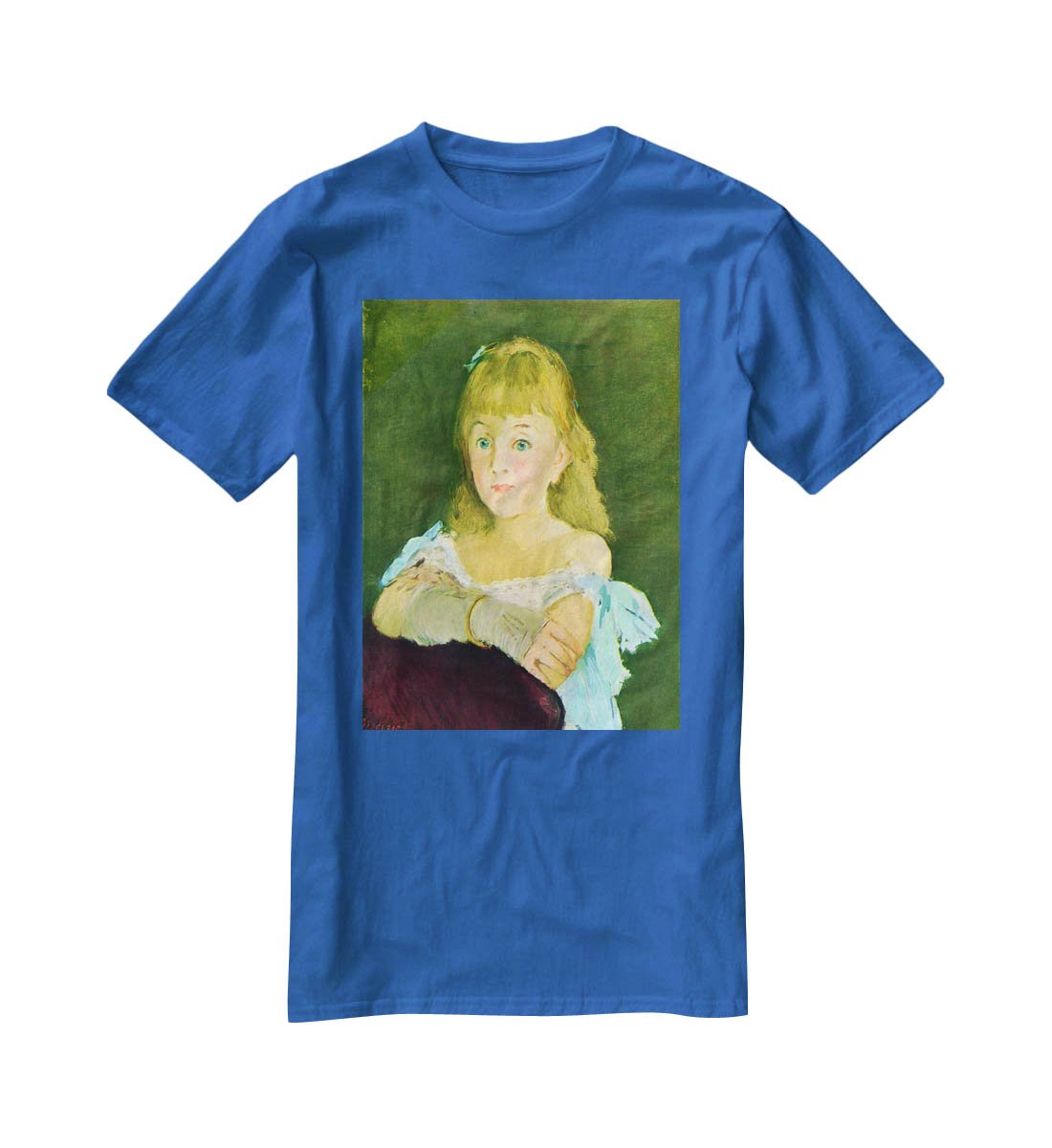 Portrait of Lina Campineanu by Manet T-Shirt - Canvas Art Rocks - 2