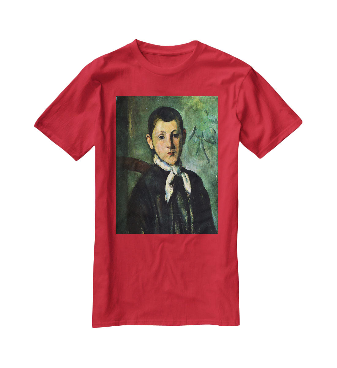 Portrait of Lois Guillaime by Cezanne T-Shirt - Canvas Art Rocks - 4