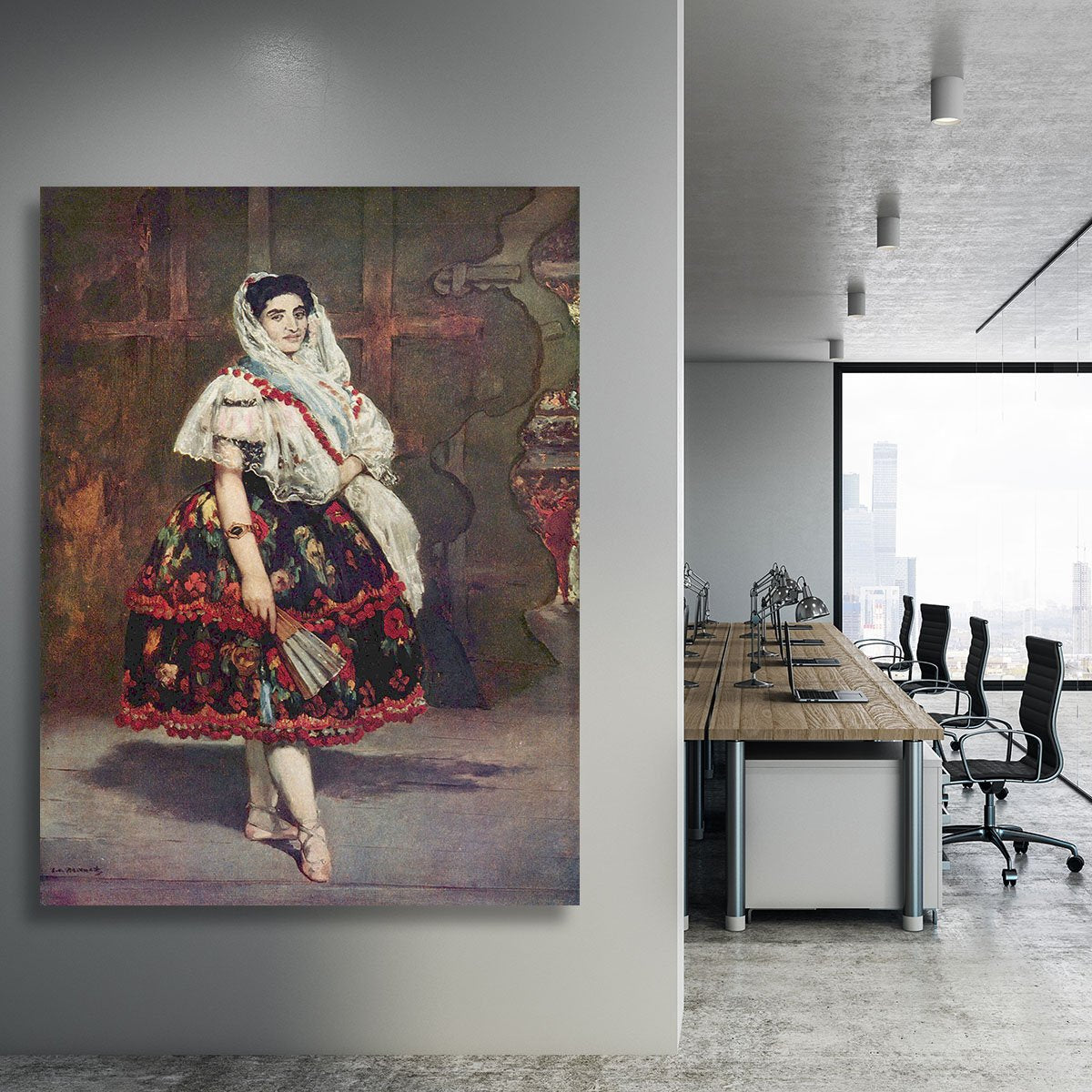 Portrait of Lola de Valence by Manet Canvas Print or Poster