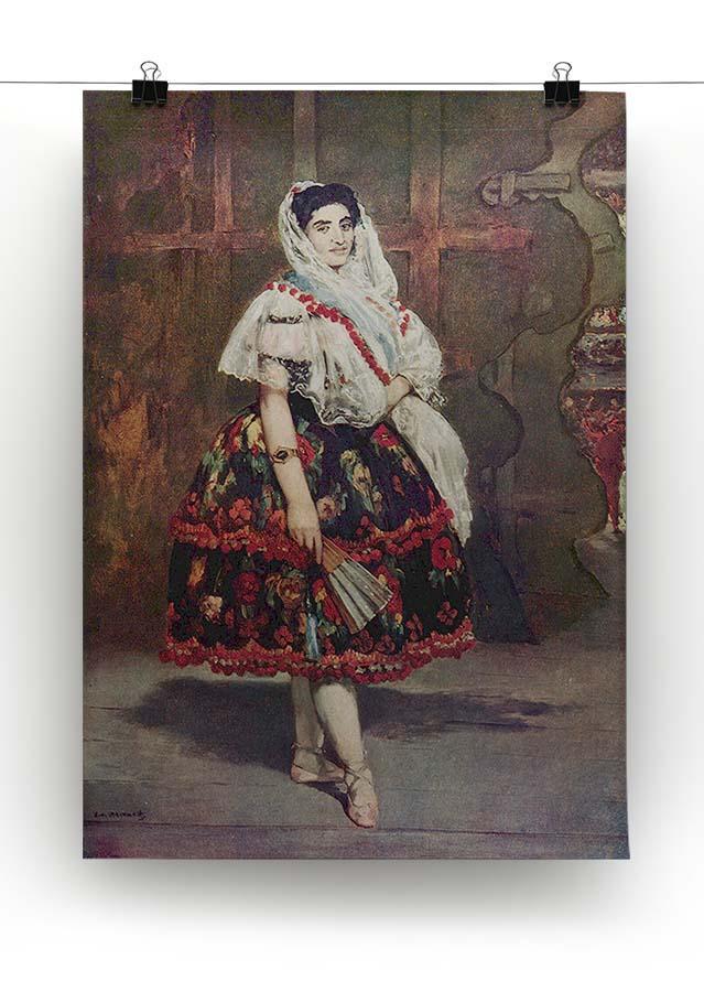 Portrait of Lola de Valence by Manet Canvas Print or Poster - Canvas Art Rocks - 2