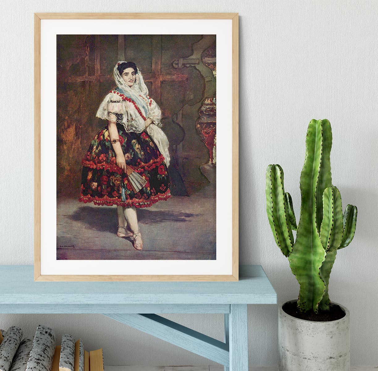 Portrait of Lola de Valence by Manet Framed Print - Canvas Art Rocks - 3