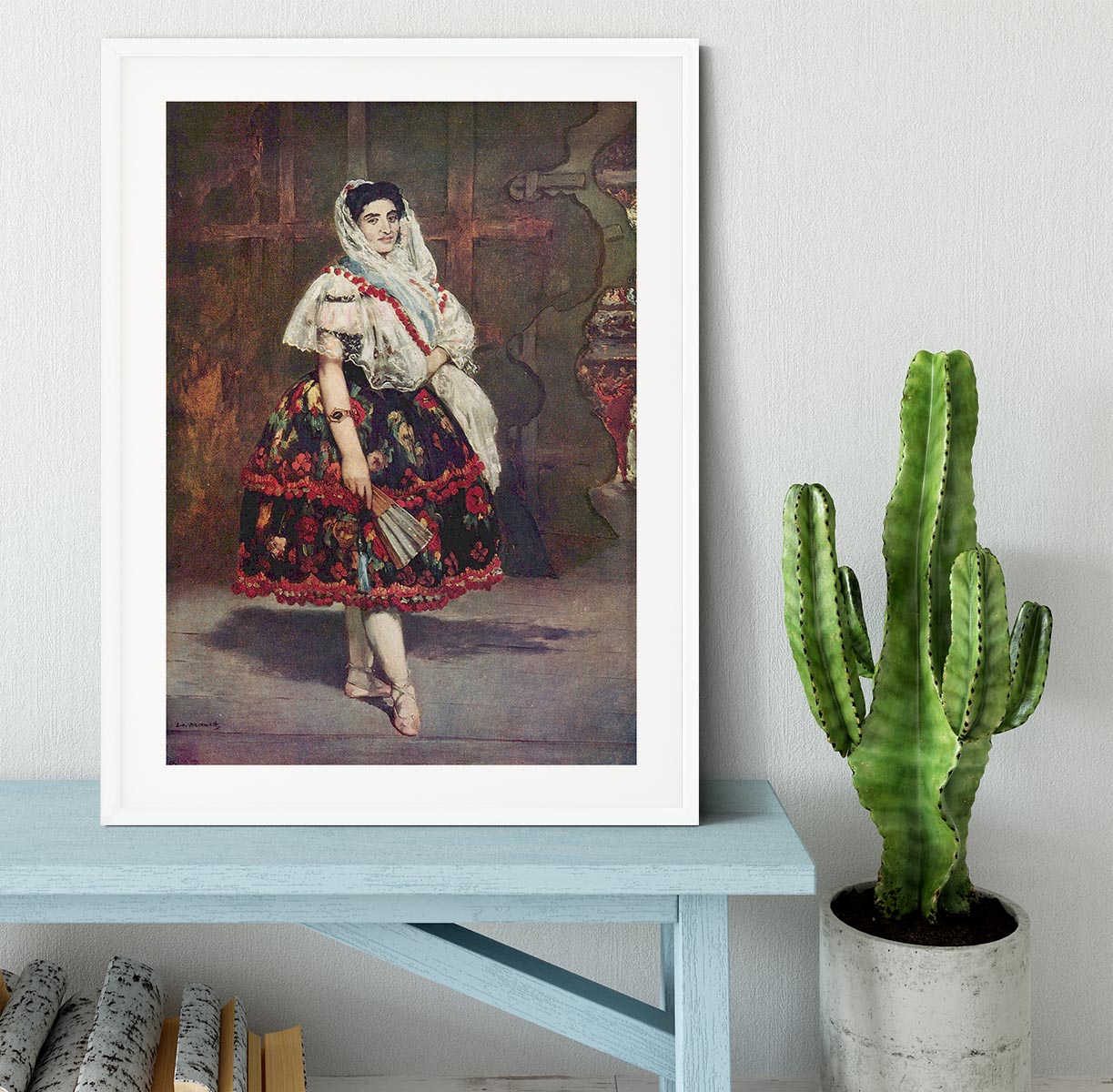 Portrait of Lola de Valence by Manet Framed Print - Canvas Art Rocks - 5