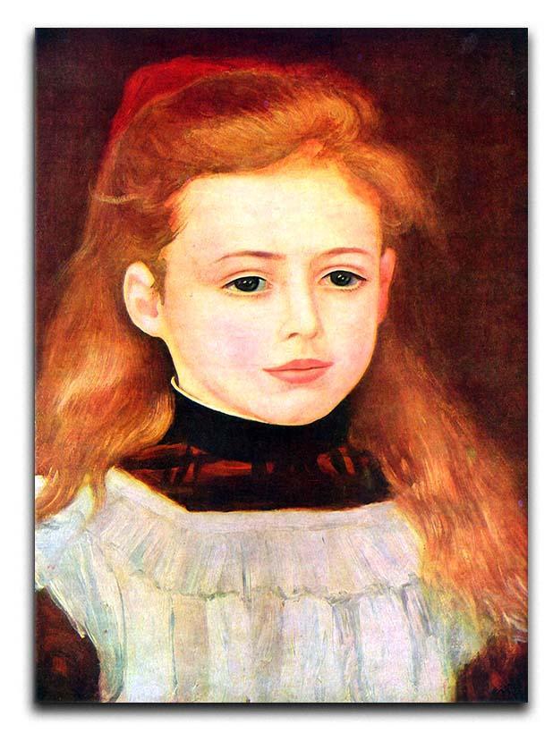 Portrait of Lucie Berard by Renoir Canvas Print or Poster  - Canvas Art Rocks - 1