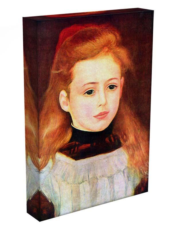 Portrait of Lucie Berard by Renoir Canvas Print or Poster - Canvas Art Rocks - 3