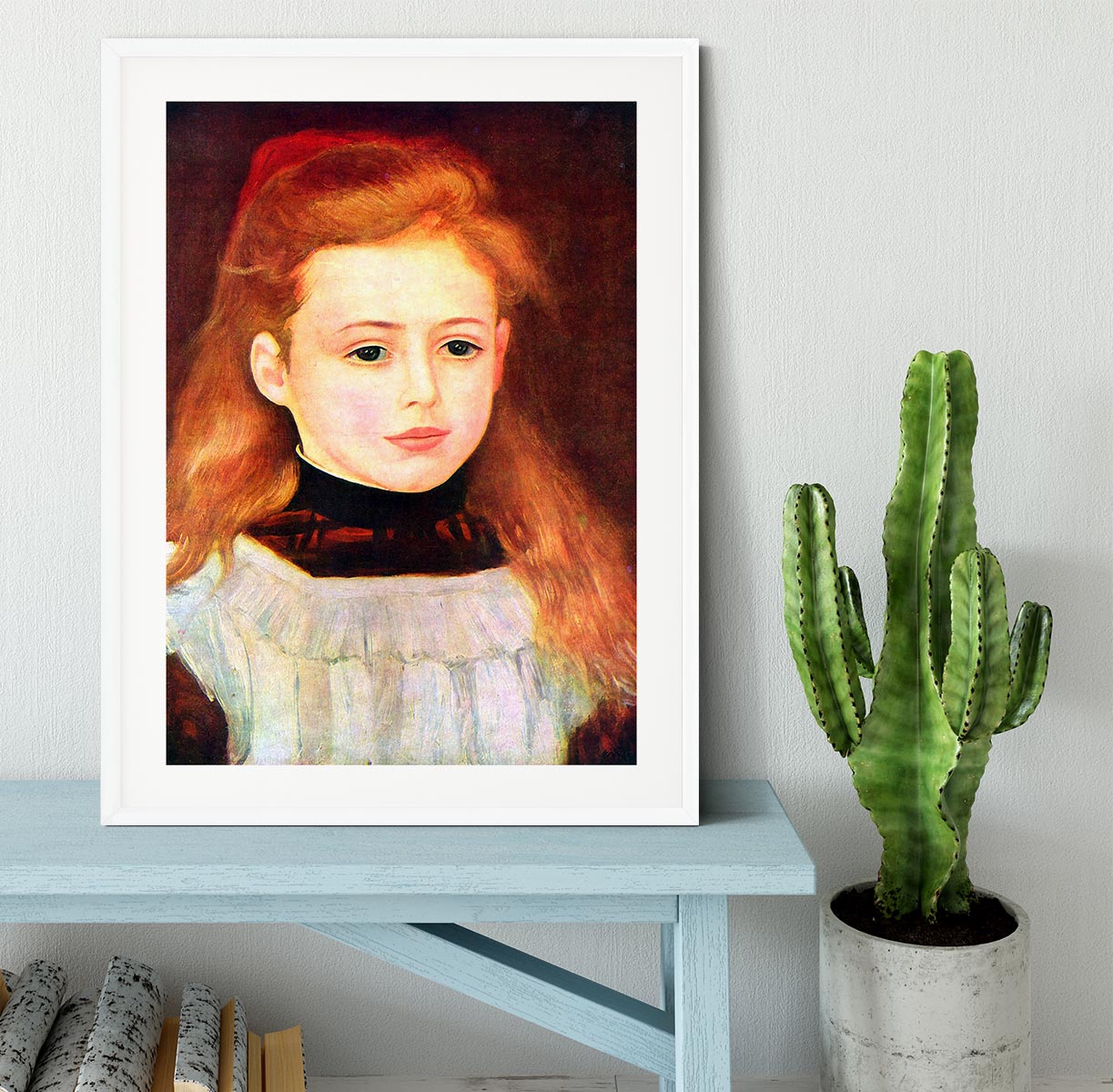 Portrait of Lucie Berard by Renoir Framed Print - Canvas Art Rocks - 5