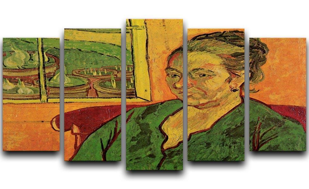 Portrait of Madame Augustine Roulin by Van Gogh 5 Split Panel Canvas  - Canvas Art Rocks - 1