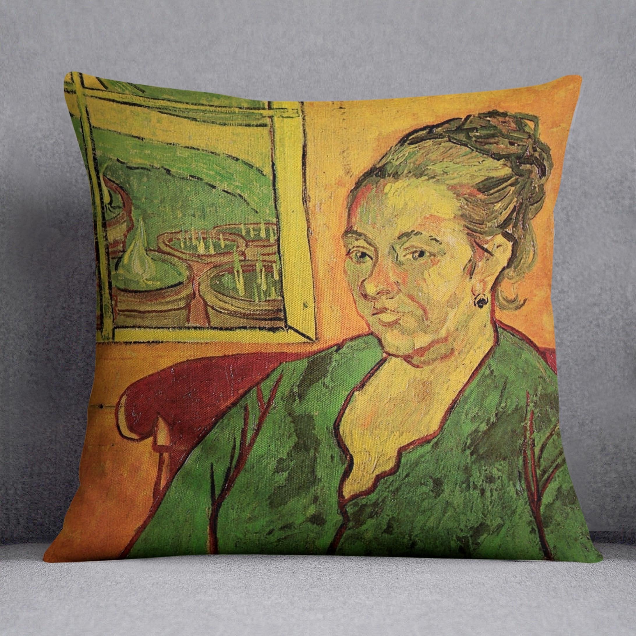 Portrait of Madame Augustine Roulin by Van Gogh Throw Pillow