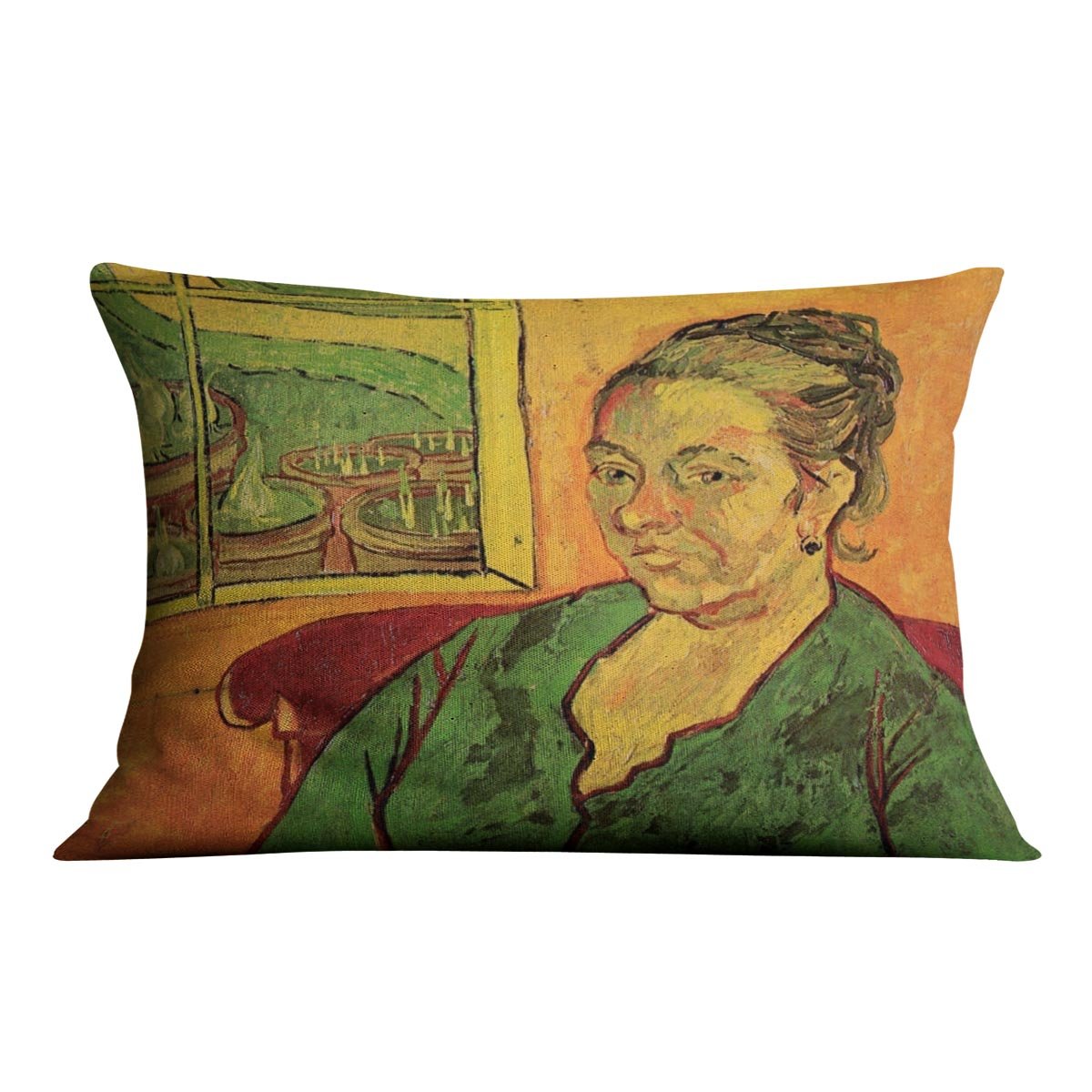 Portrait of Madame Augustine Roulin by Van Gogh Throw Pillow