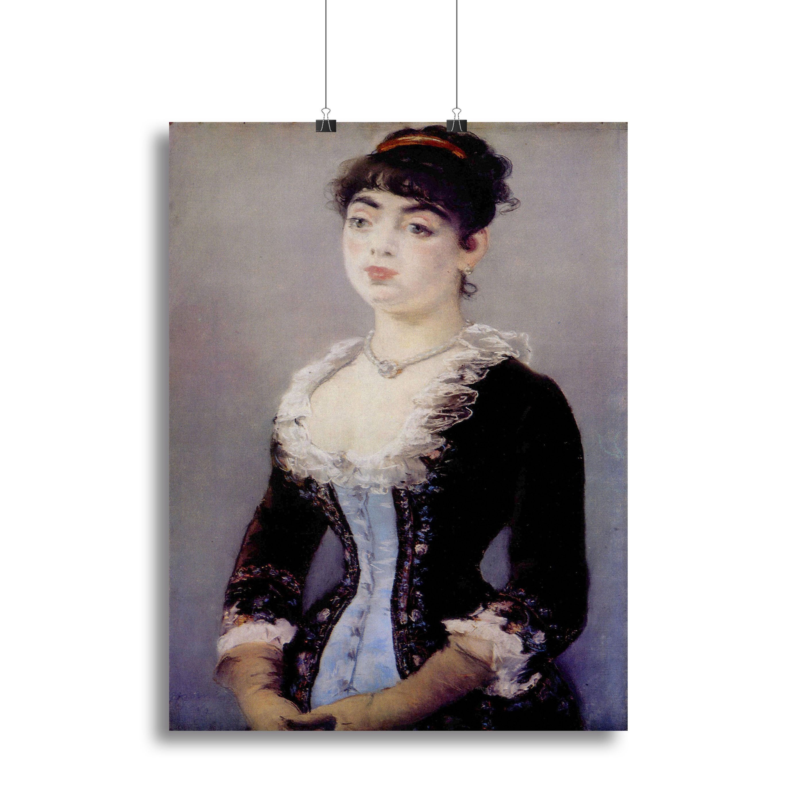 Portrait of Madame Michel LCvy by Manet Canvas Print or Poster