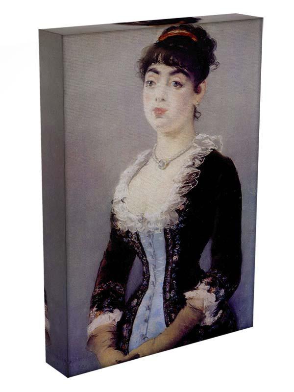 Portrait of Madame Michel LCvy by Manet Canvas Print or Poster - Canvas Art Rocks - 3