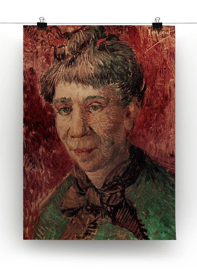 Portrait of Madame Tanguy by Van Gogh Canvas Print & Poster - Canvas Art Rocks - 2