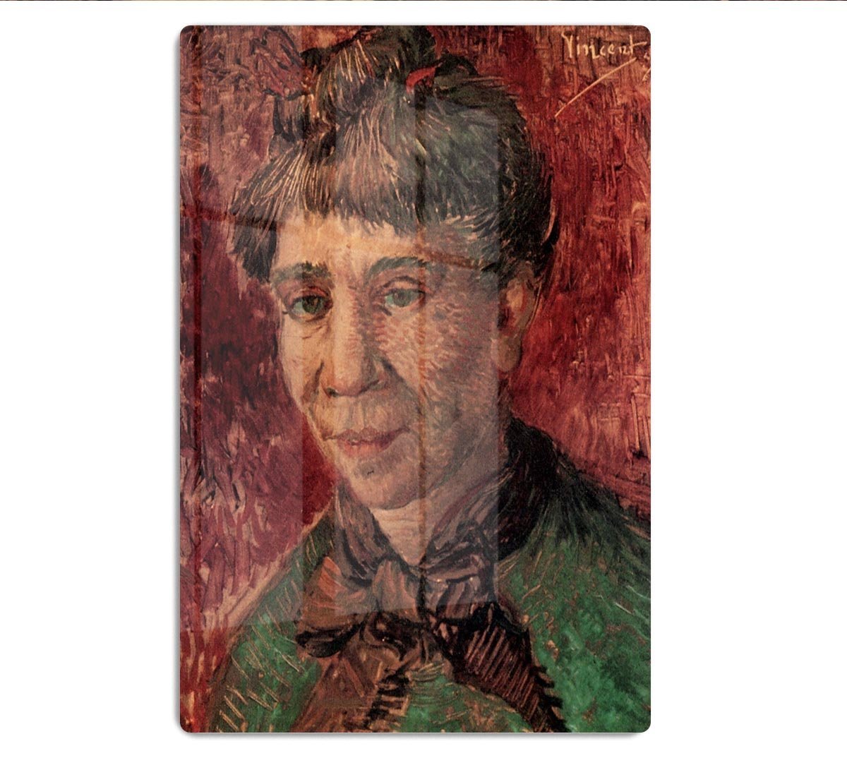 Portrait of Madame Tanguy by Van Gogh HD Metal Print