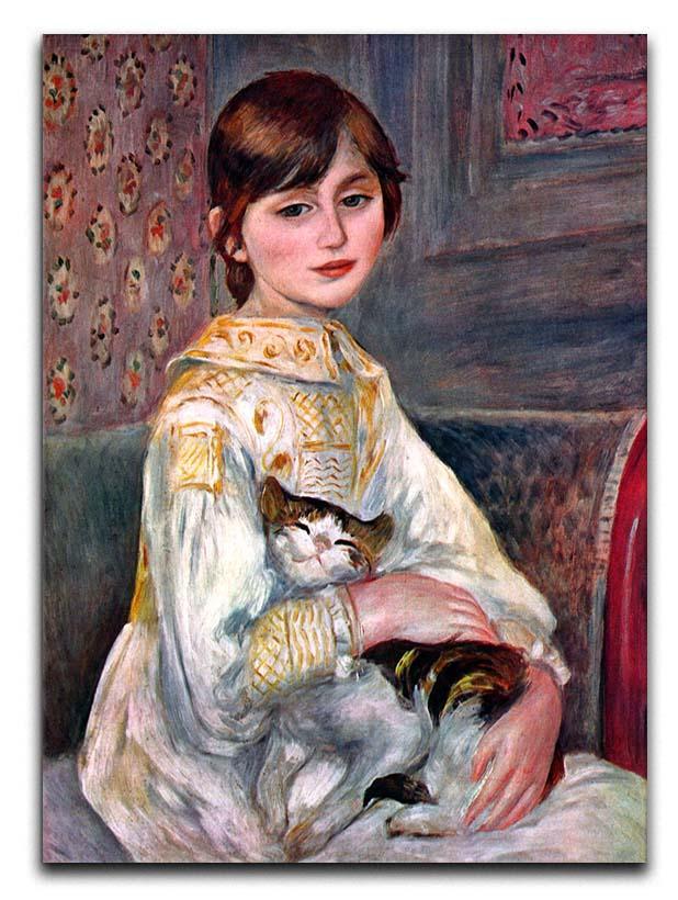 Portrait of Mademoiselle Julie Manet by Renoir Canvas Print or Poster  - Canvas Art Rocks - 1