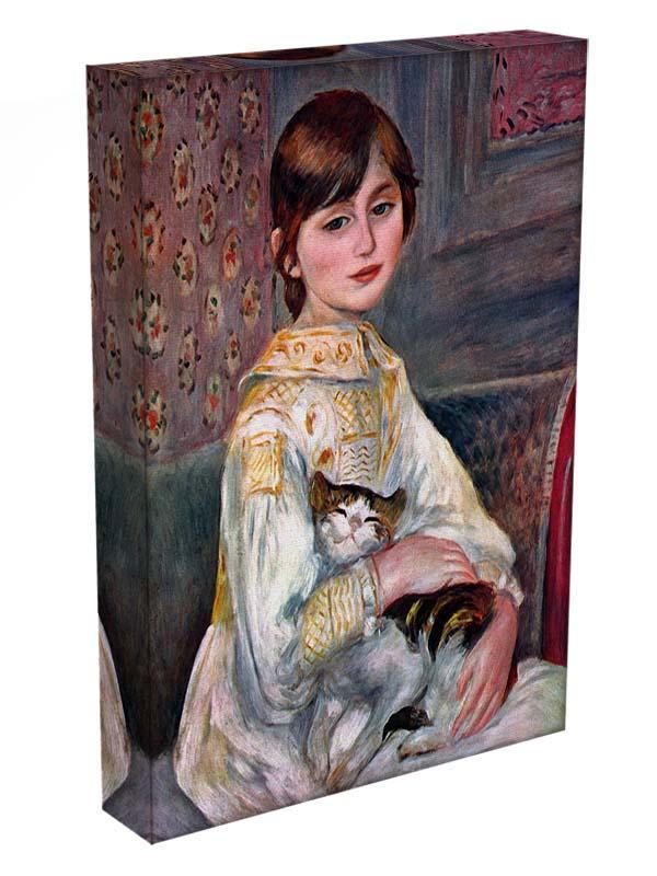 Portrait of Mademoiselle Julie Manet by Renoir Canvas Print or Poster - Canvas Art Rocks - 3