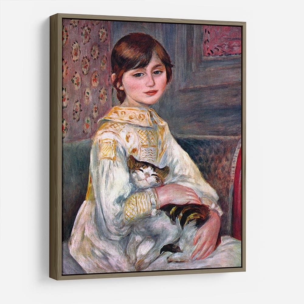 Portrait of Mademoiselle Julie Manet by Renoir HD Metal Print