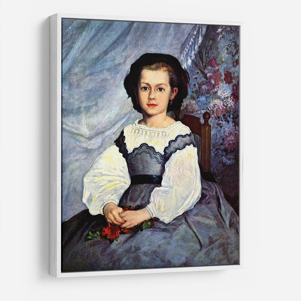 Portrait of Mademoiselle Romaine Lancaux by Renoir HD Metal Print