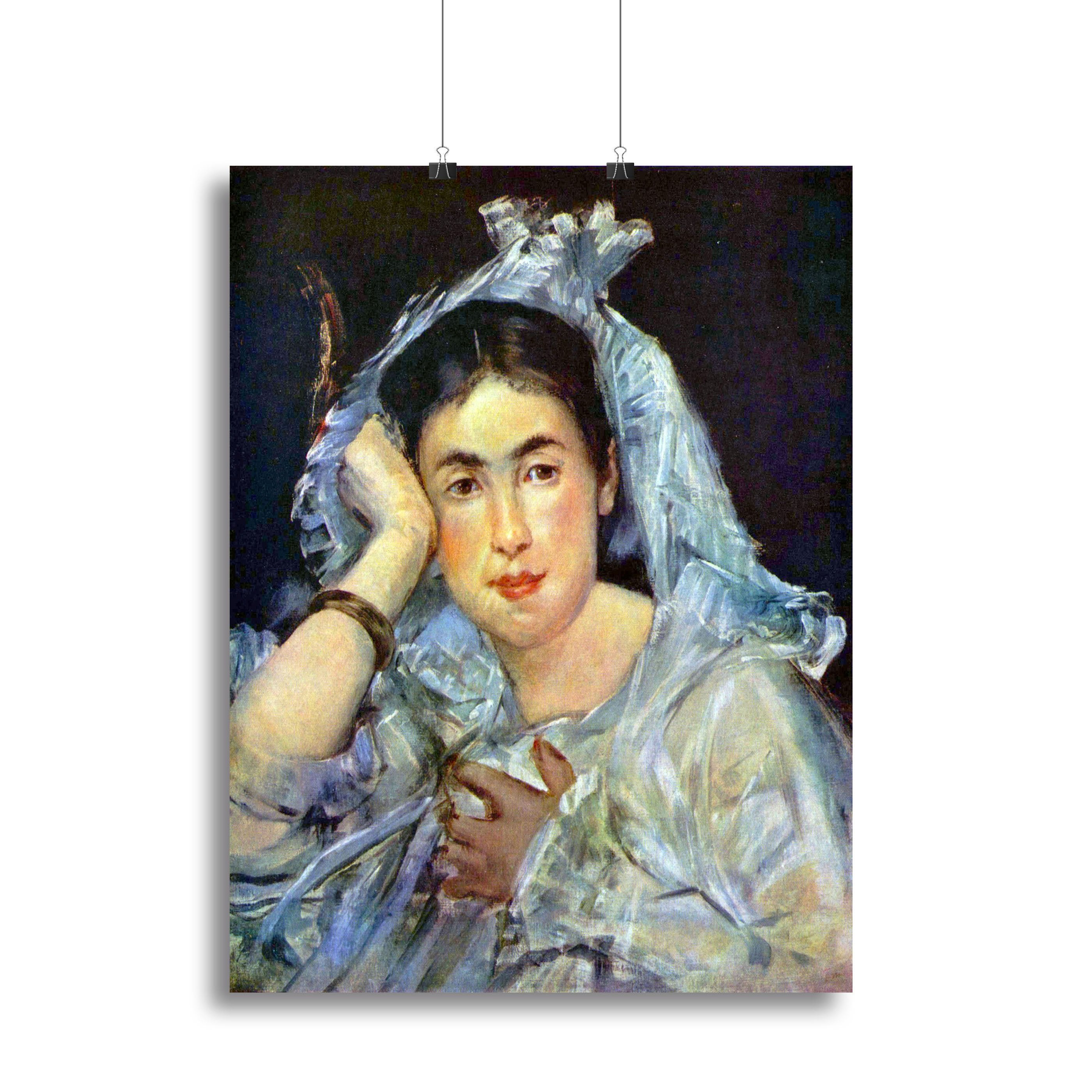 Portrait of Marguerite de Conflans by Manet Canvas Print or Poster