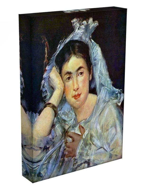 Portrait of Marguerite de Conflans by Manet Canvas Print or Poster - Canvas Art Rocks - 3