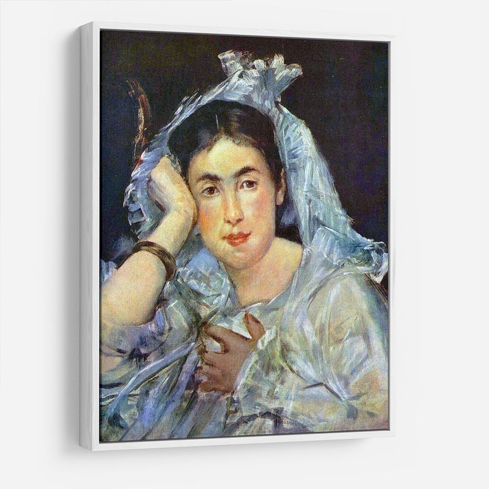 Portrait of Marguerite de Conflans by Manet HD Metal Print