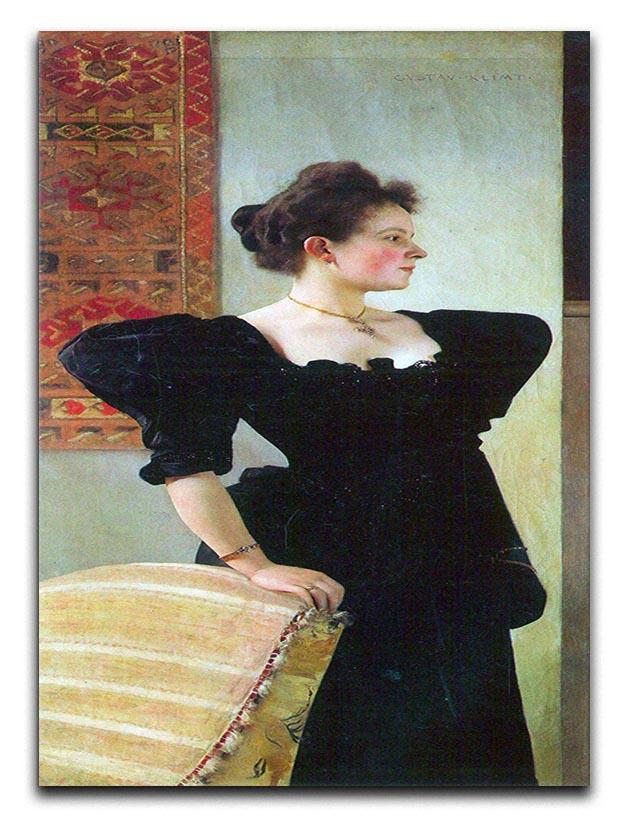 Portrait of Marie Breunig by Klimt Canvas Print or Poster  - Canvas Art Rocks - 1