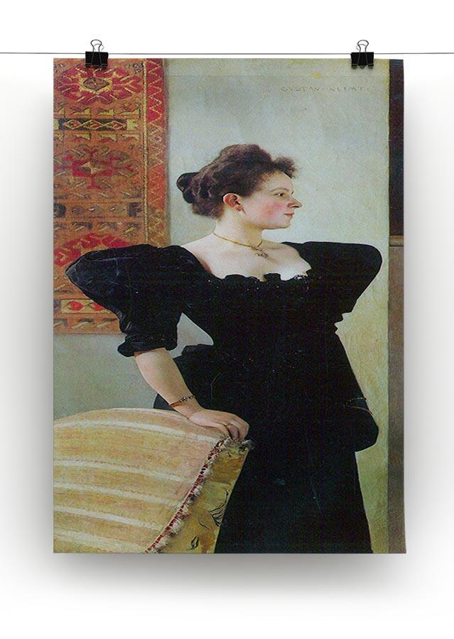 Portrait of Marie Breunig by Klimt Canvas Print or Poster - Canvas Art Rocks - 2