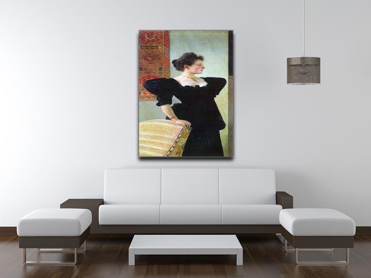 Portrait of Marie Breunig by Klimt Canvas Print or Poster - Canvas Art Rocks - 4