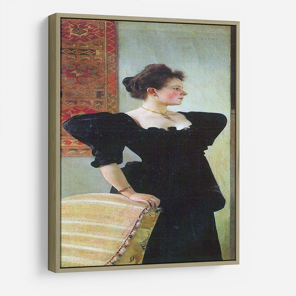 Portrait of Marie Breunig by Klimt HD Metal Print