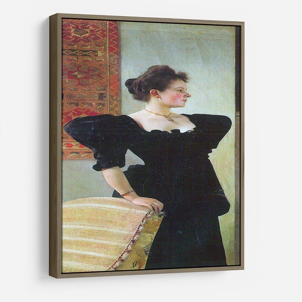 Portrait of Marie Breunig by Klimt HD Metal Print