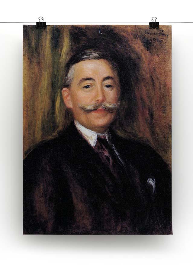 Portrait of Maurice Gangnat by Renoir Canvas Print or Poster - Canvas Art Rocks - 2