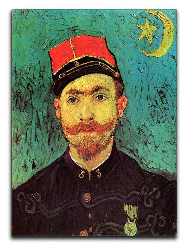 Portrait of Milliet Second Lieutenant of the Zouaves by Van Gogh Canvas Print & Poster  - Canvas Art Rocks - 1