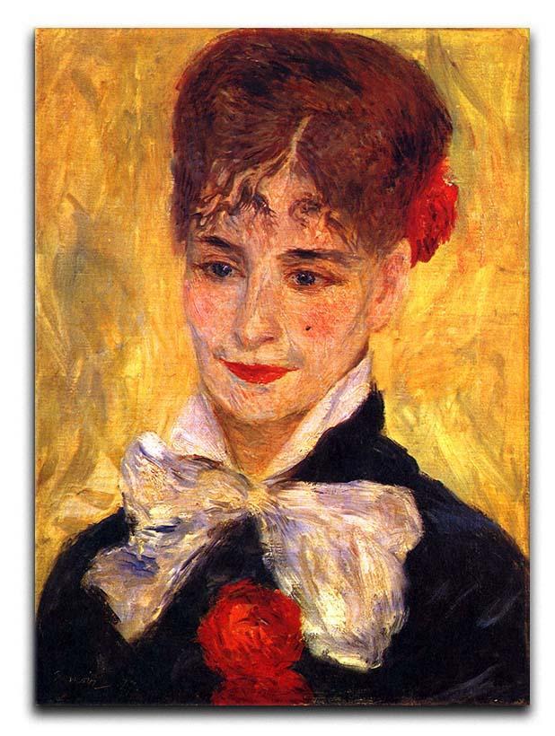 Portrait of Mme Iscovesco by Renoir Canvas Print or Poster  - Canvas Art Rocks - 1