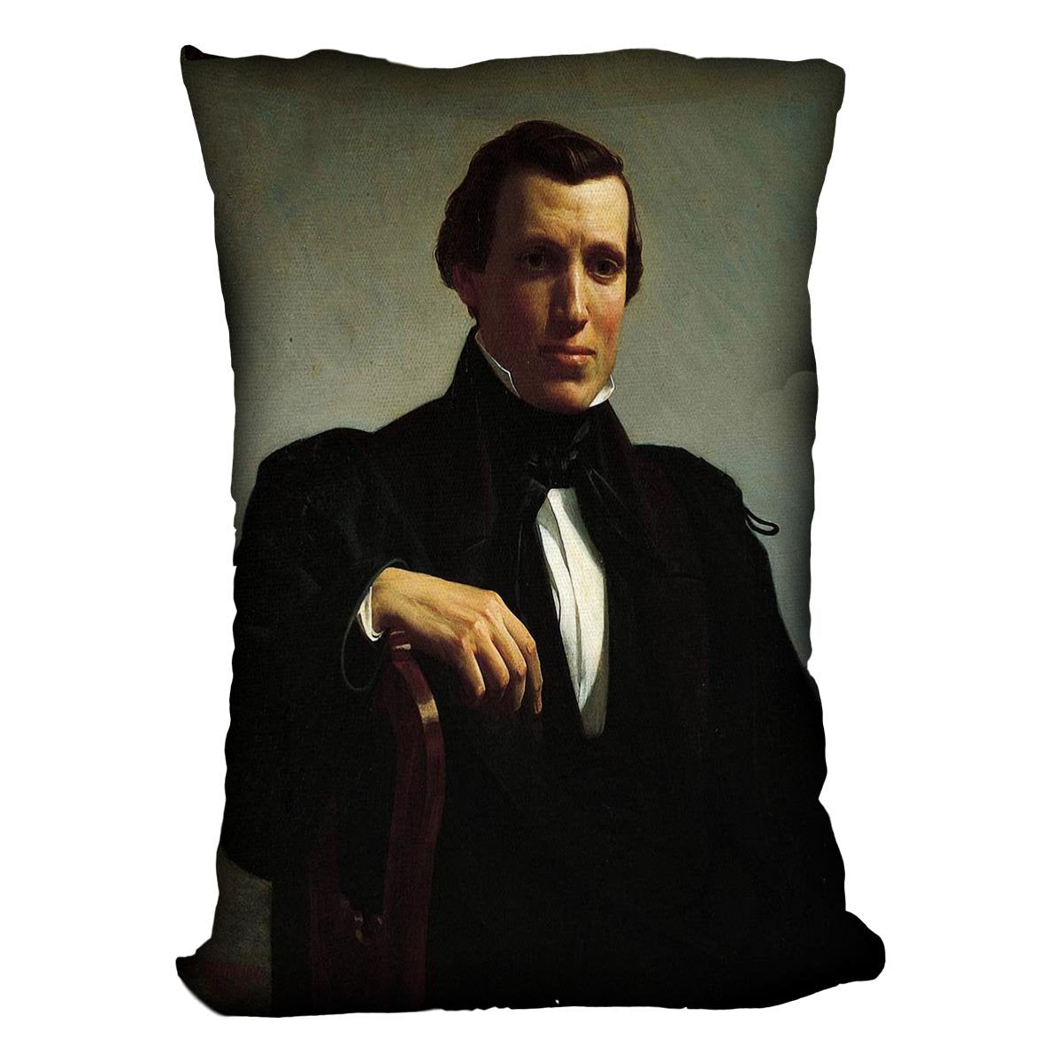 Portrait of Monsieur M By Bouguereau Throw Pillow