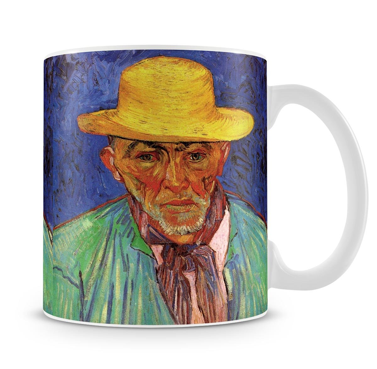 Portrait of Patience Escalier Shepherd in Provence by Van Gogh Mug - Canvas Art Rocks - 4