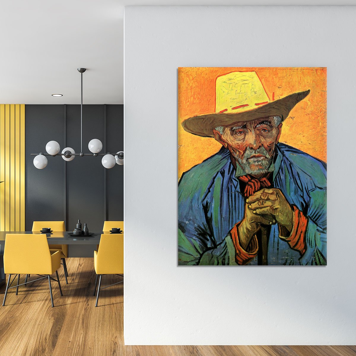 Portrait of Patience Escalier by Van Gogh Canvas Print or Poster