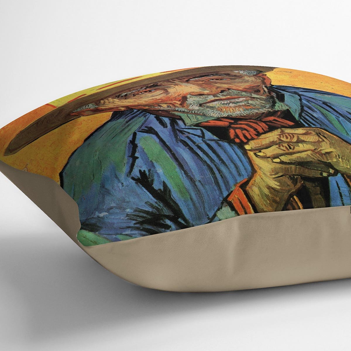 Portrait of Patience Escalier by Van Gogh Throw Pillow