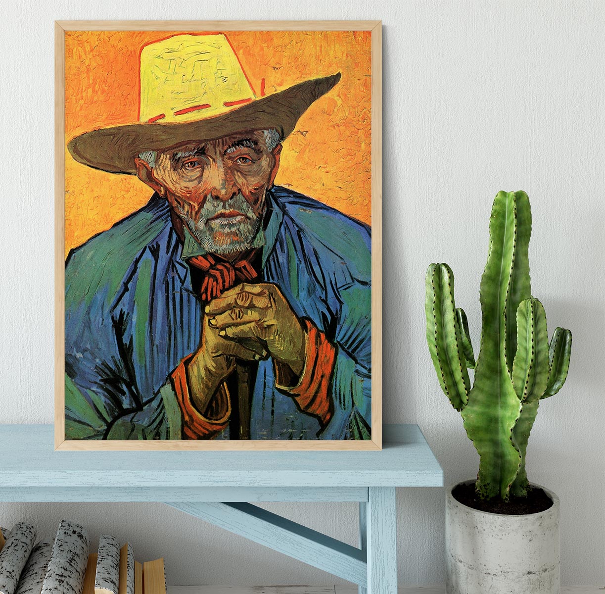 Portrait of Patience Escalier by Van Gogh Framed Print - Canvas Art Rocks - 4