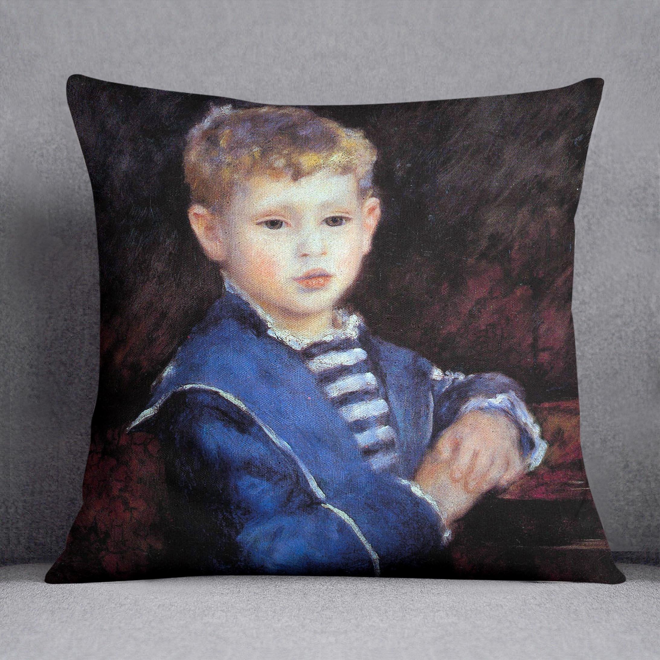 Portrait of Paul Haviland by Renoir Throw Pillow