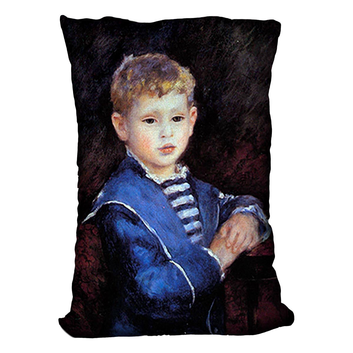 Portrait of Paul Haviland by Renoir Throw Pillow