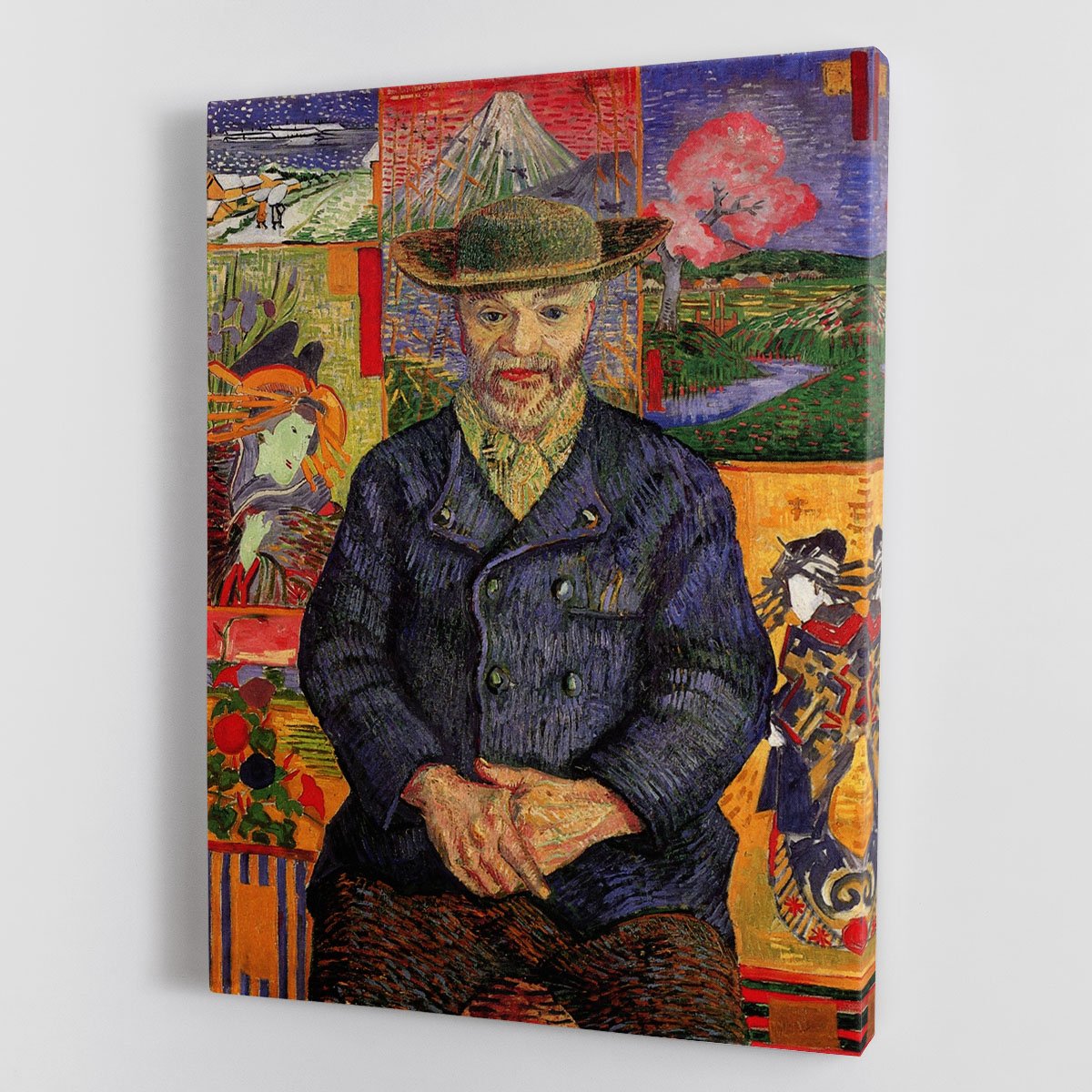 Portrait of Pere Tanguy by Van Gogh Canvas Print or Poster