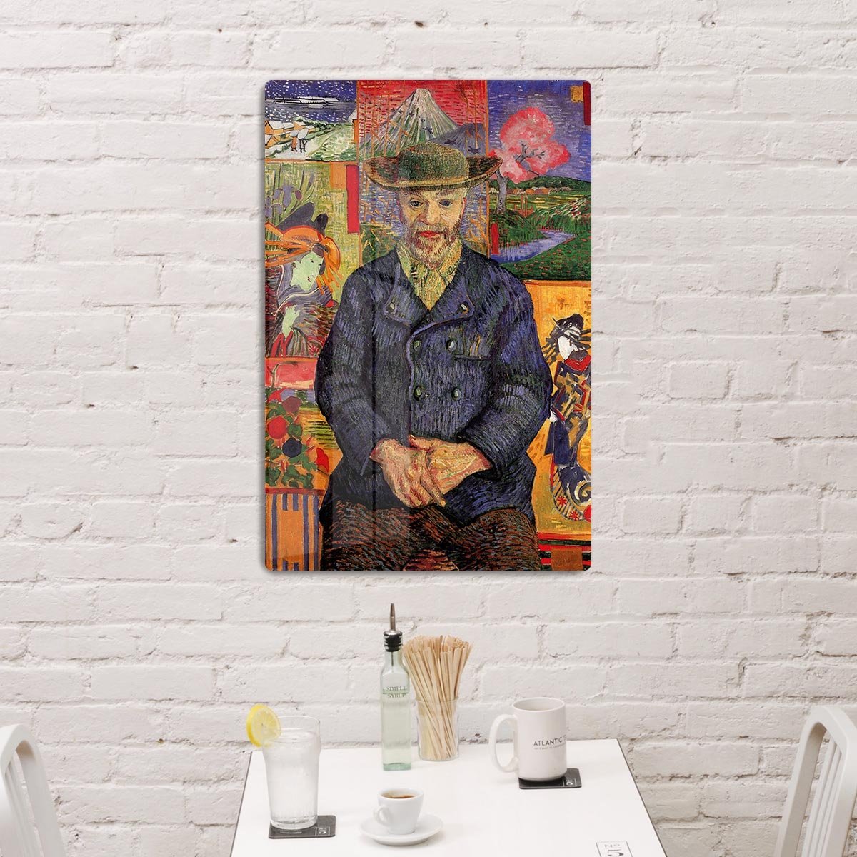 Portrait of Pere Tanguy by Van Gogh HD Metal Print