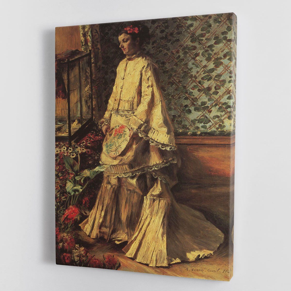 Portrait of Rapha by Renoir Canvas Print or Poster