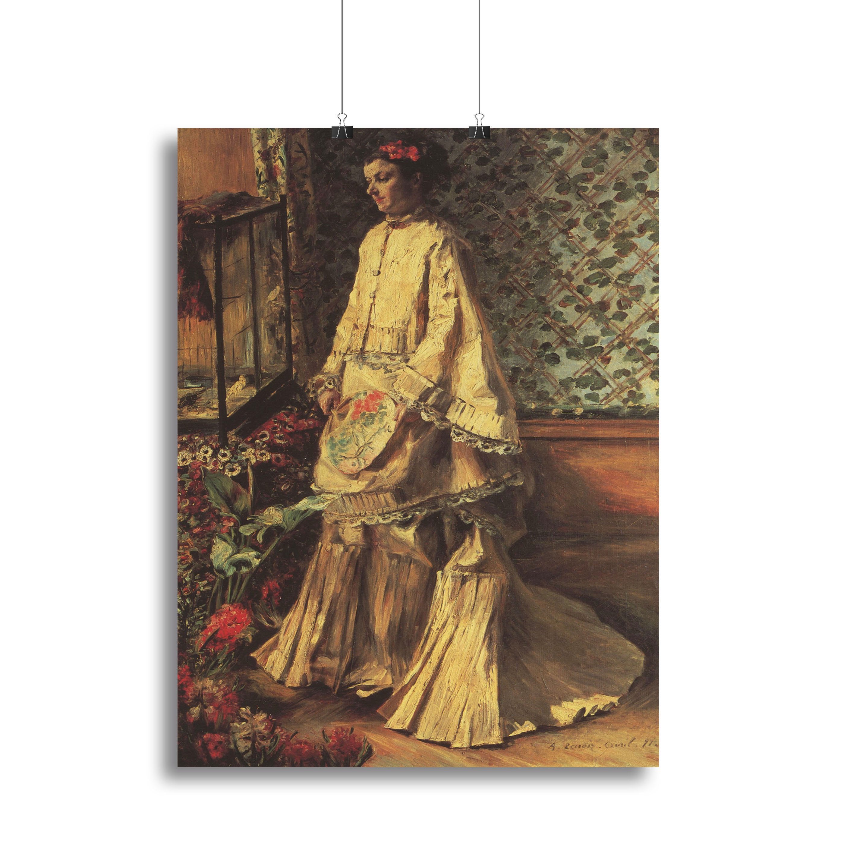 Portrait of Rapha by Renoir Canvas Print or Poster